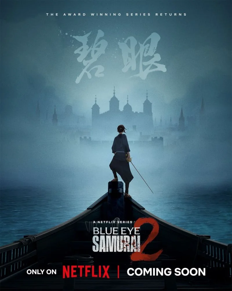 Blue Eye Samurai: nova temporada ganha primeiras imagens impactantes e revela mudança de cenário